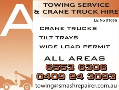 A Towing Service & Crane Truck Hire, Forster